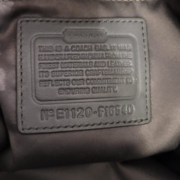 EUC- Grey Coach Large tote purse. Like New condition. - Picture 9 of 16